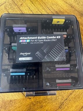 Attachment Guide Combs Kit - Black Case with Multicolor Guides